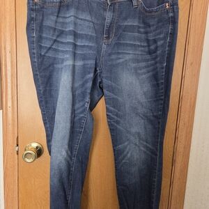 Wanna Better Butt Women's Skinny Jeans in Blue